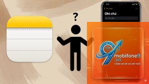 ghi chú iphone không mở được