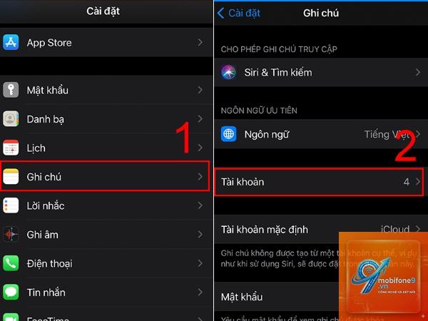 ghi chú iphone không tải được - Hình 2