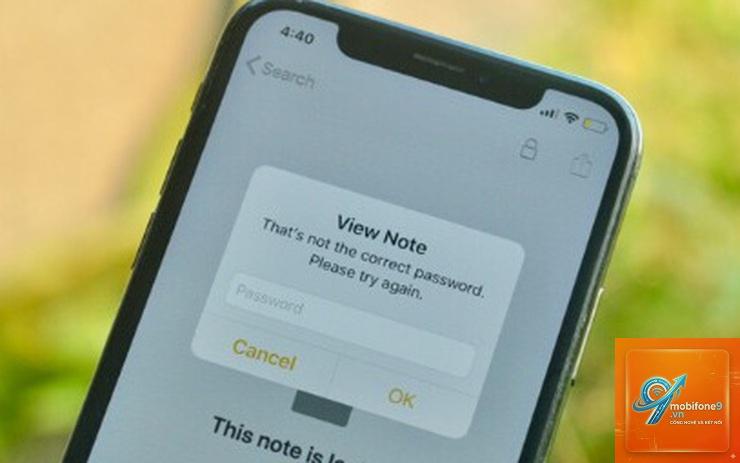 ghi chú iphone quên mật khẩu - Hình 5