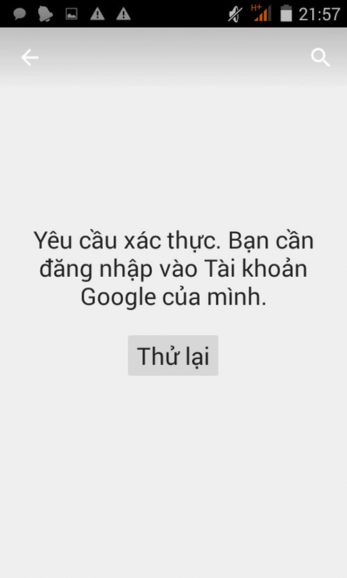 gmail bị lỗi xác thực trên iphone - Hình 2