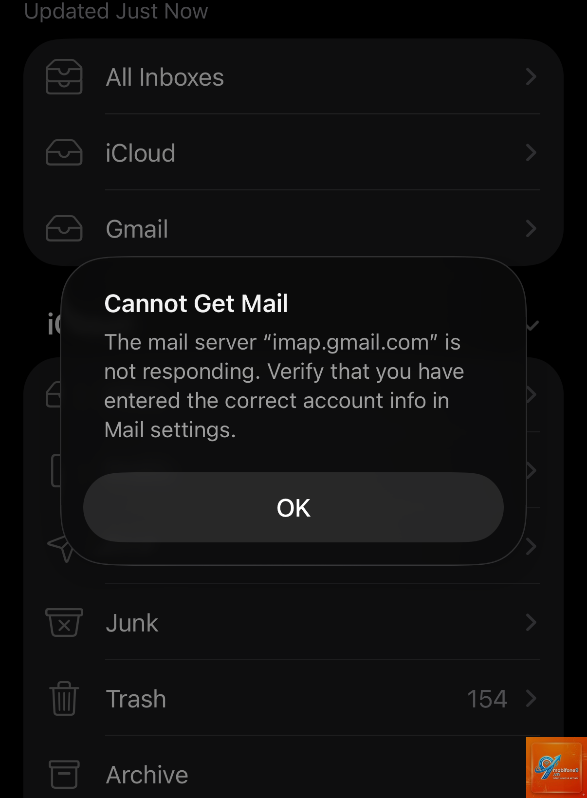 gmail không đồng bộ trên iphone - Hình 4