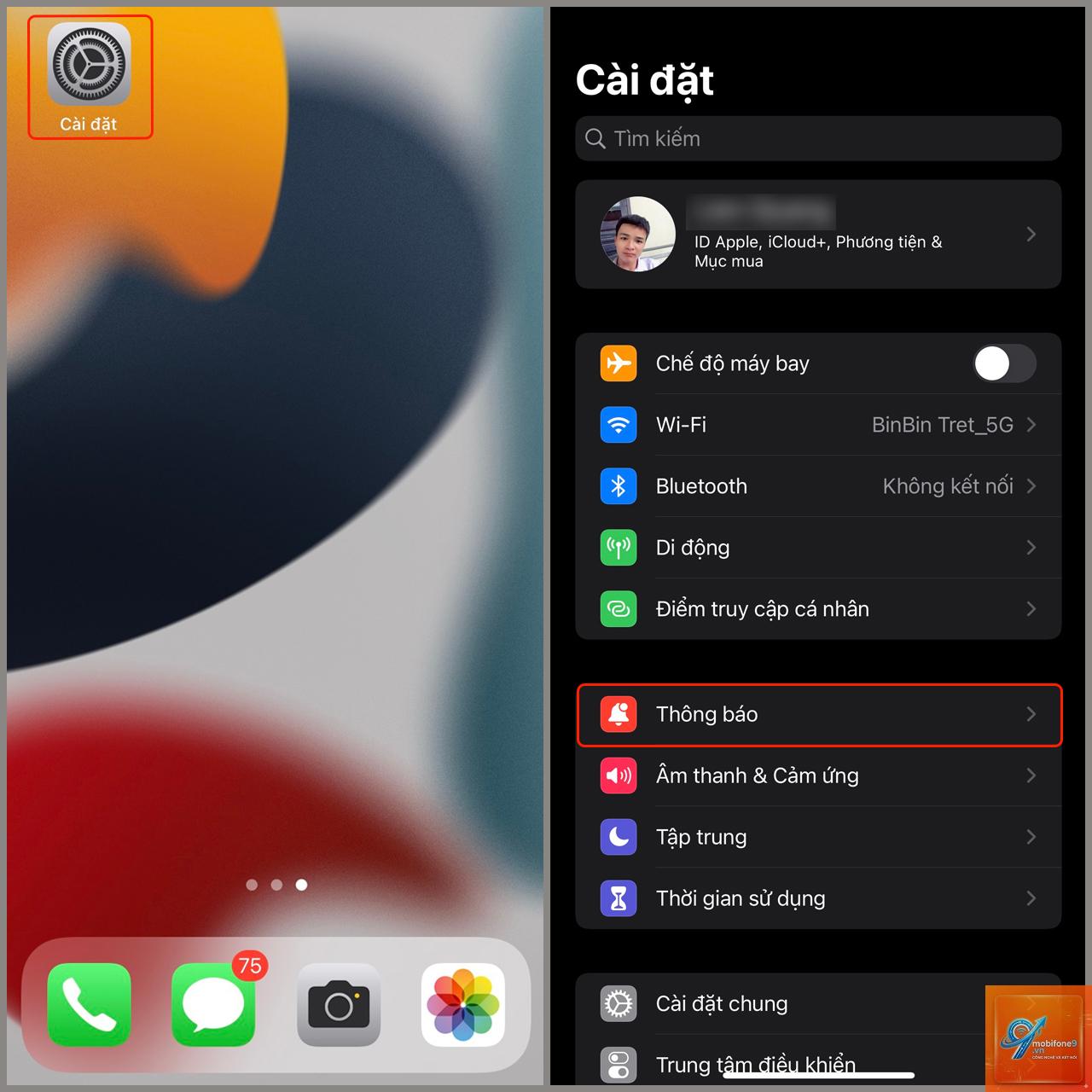 gmail không hiện thông báo trên iphone - Hình 1