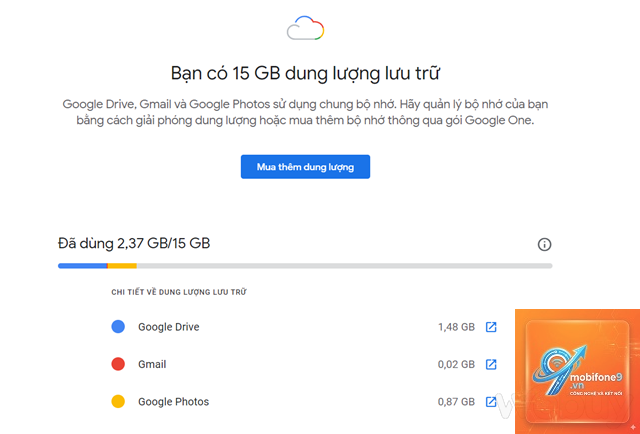 google drive bị đầy dung lượng trên iphone - Hình 2