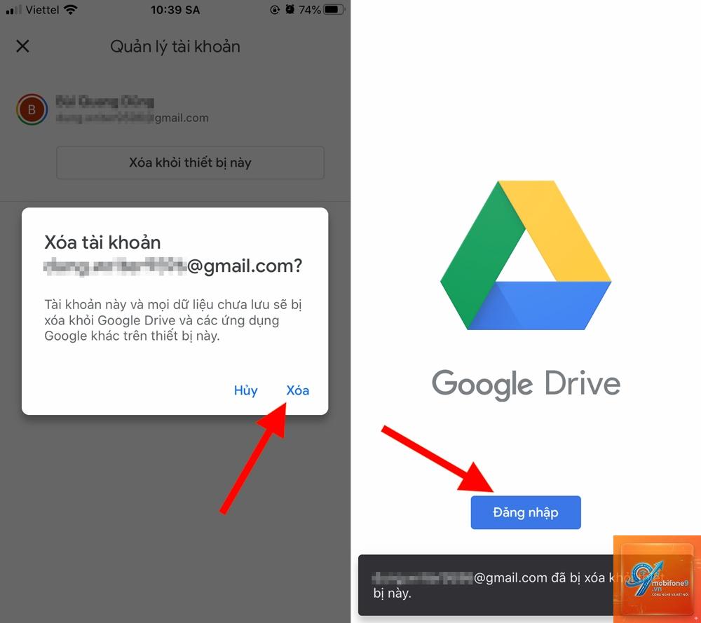google drive bị lỗi kết nối trên iphone - Hình 4