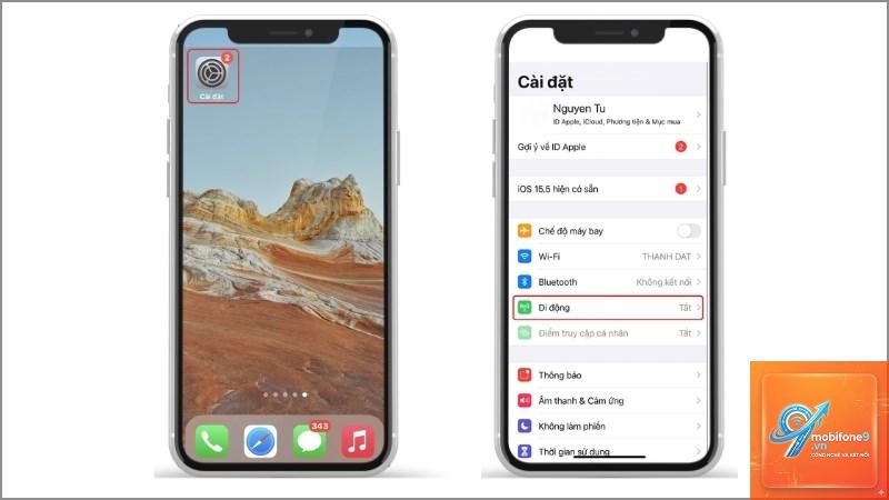 hai sim iphone không chuyển dữ liệu được - Hình 3