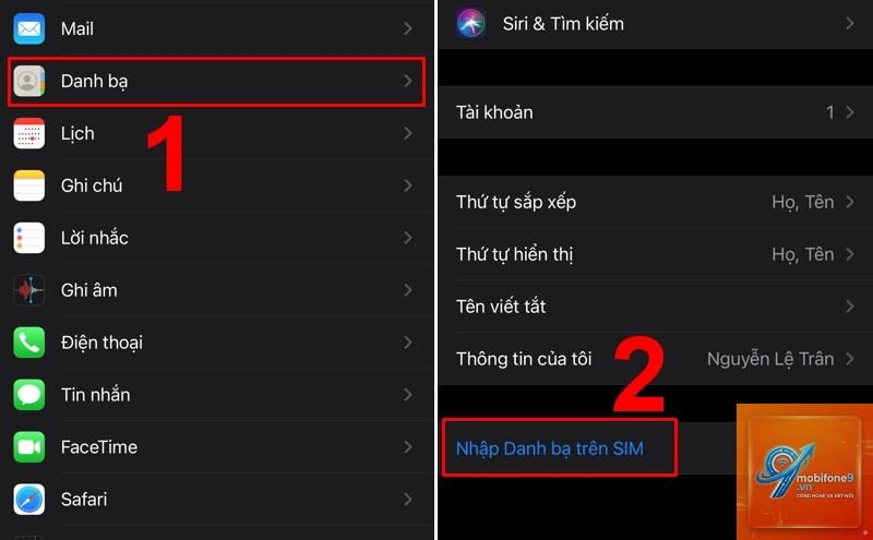 hai sim iphone không hiển thị tên - Hình 2