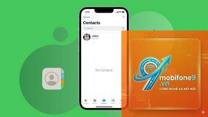 hai sim iphone không hiển thị tên