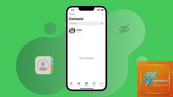 hai sim iphone không hiển thị tên - Hình 1