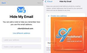 hide my email không chuyển tiếp thư