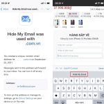 hide my email là gì