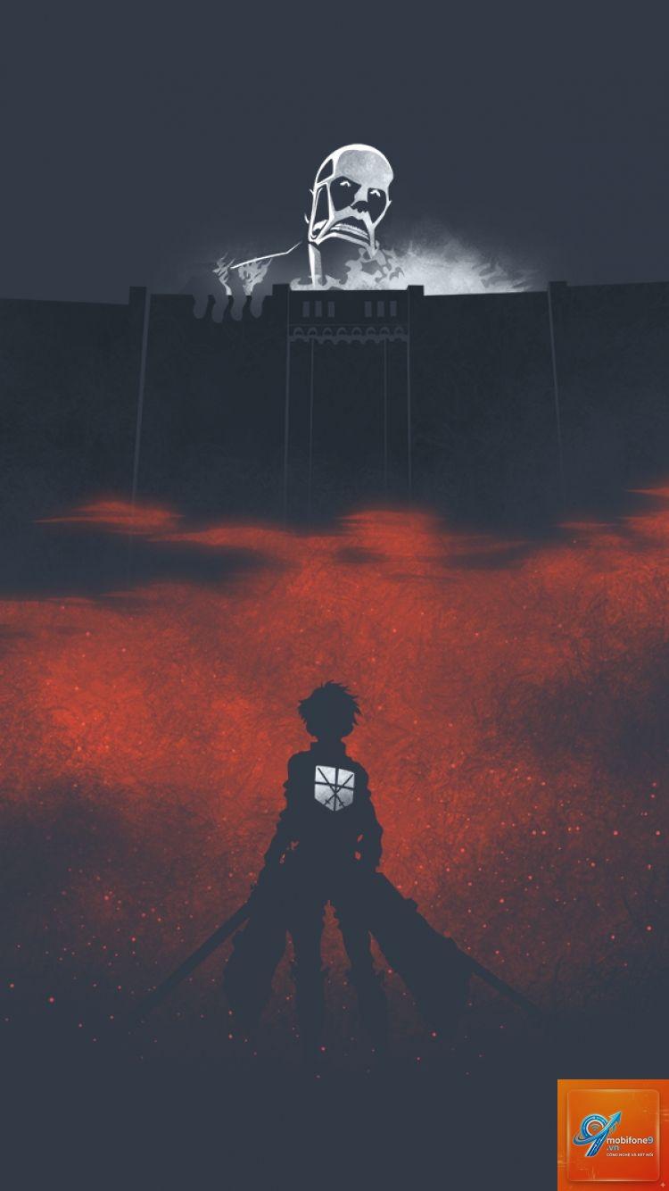 hình nền Attack on Titan cho iPhone - Hình 2
