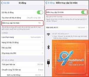 hotspot iphone không chia sẻ được internet