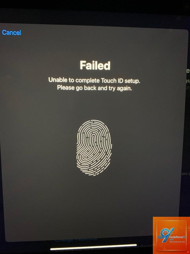 iPad Touch ID bị lỗi vân tay - Hình 5