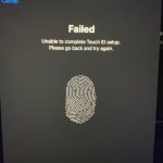 iPad Touch ID không hoạt động