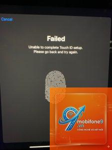 iPad Touch ID không hoạt động