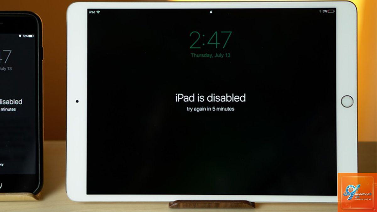 iPad bị khóa bảo mật cao - Hình 4