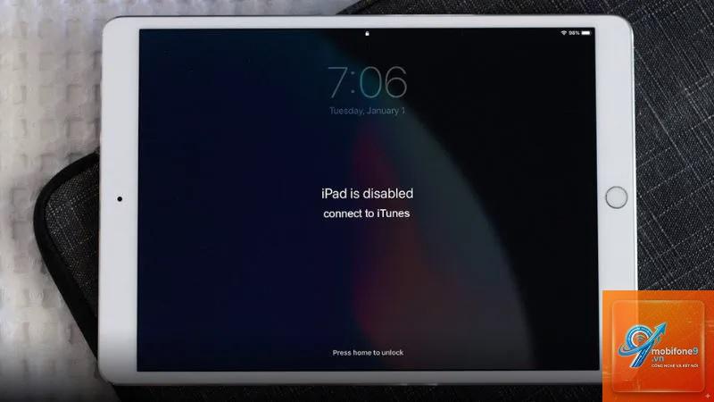 iPad bị khóa từ xa - Hình 1