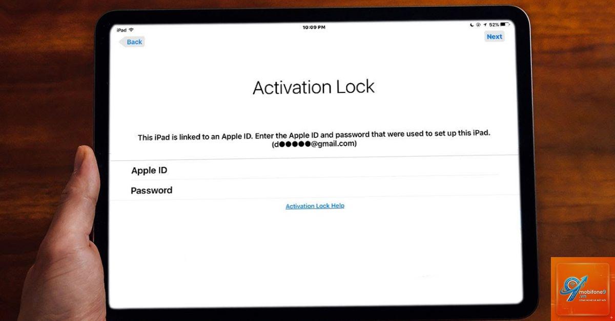 iPad bị lỗi Apple ID - Hình 1