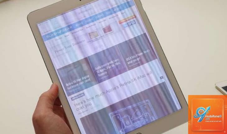 iPad bị sọc màn hình xanh - Hình 5