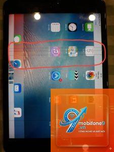 iPad bị sọc xanh màn hình