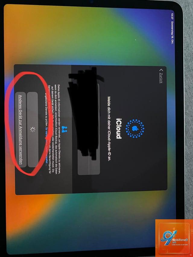 iPad bị treo khi đăng nhập iCloud - Hình 4