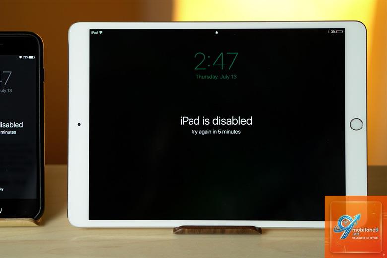 iPad bị vô hiệu hóa - Hình 1