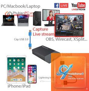 iPad cho streamer