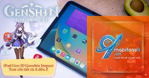 iPad chơi Genshin Impact