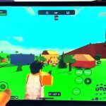 iPad chơi Roblox