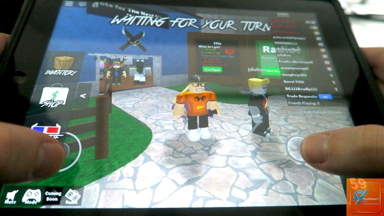 iPad chơi Roblox - Hình 4