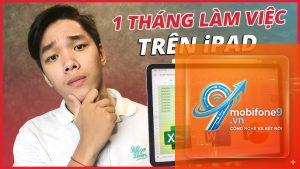 iPad để học Data Analyst