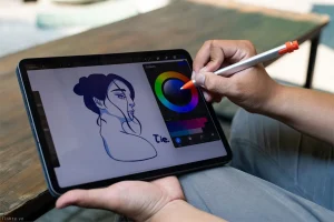iPad để học vẽ kỹ thuật số