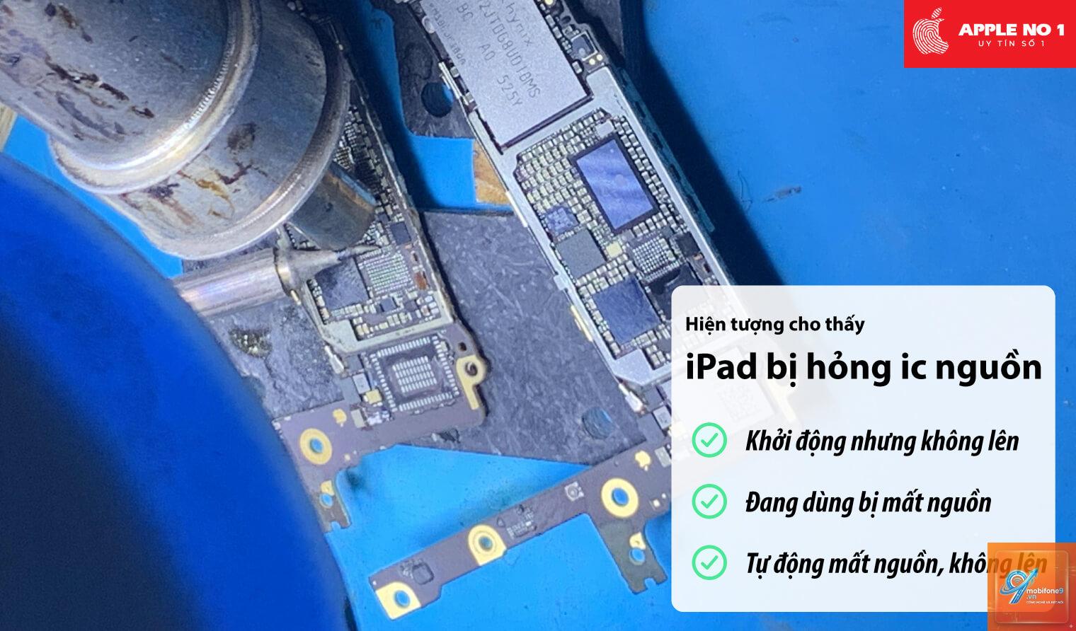 iPad hỏng IC nguồn - Hình 2