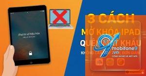 iPad không mở khóa được