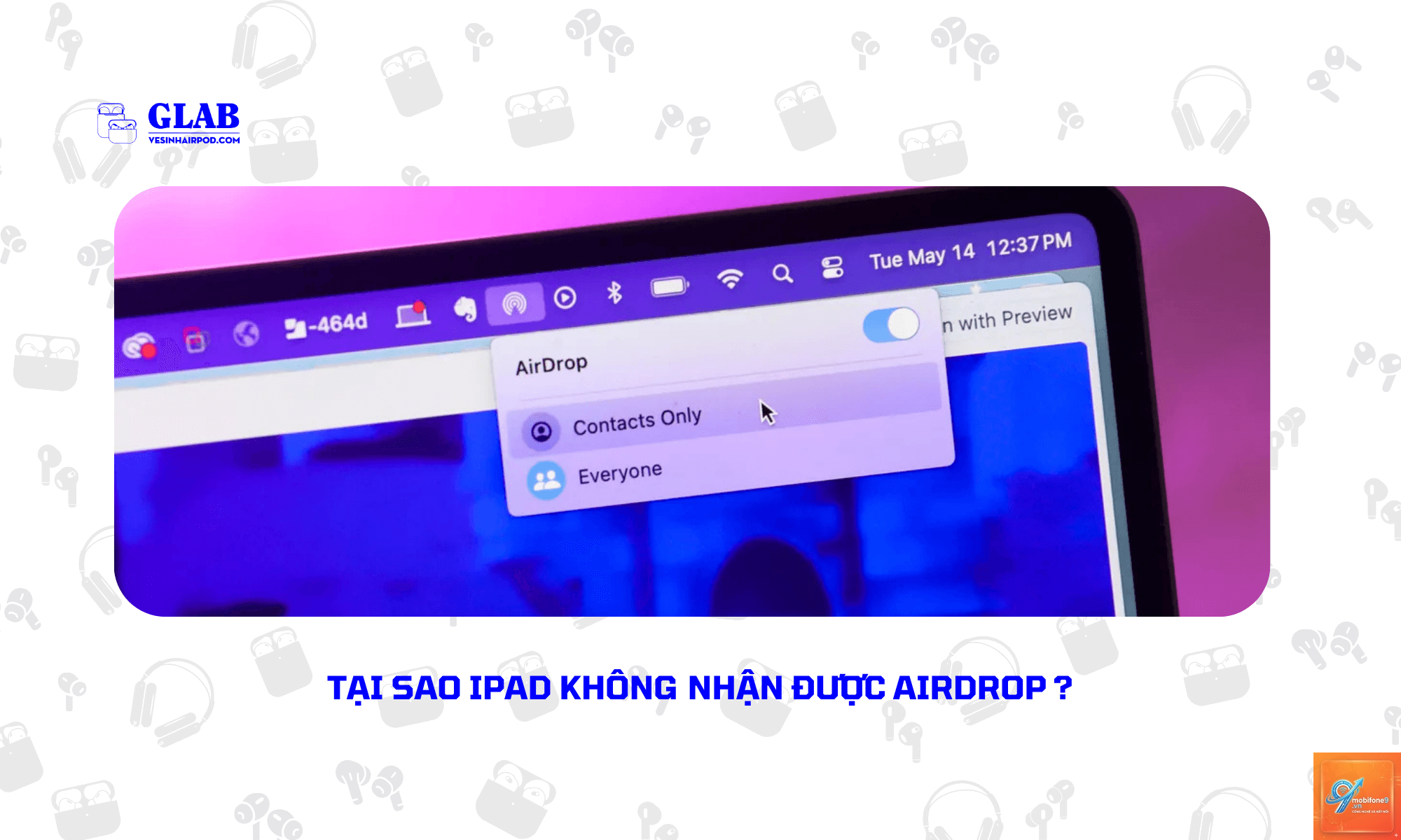 iPad không nhận AirDrop - Hình 1