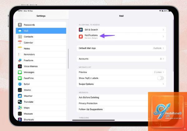 iPad không nhận email - Hình 3