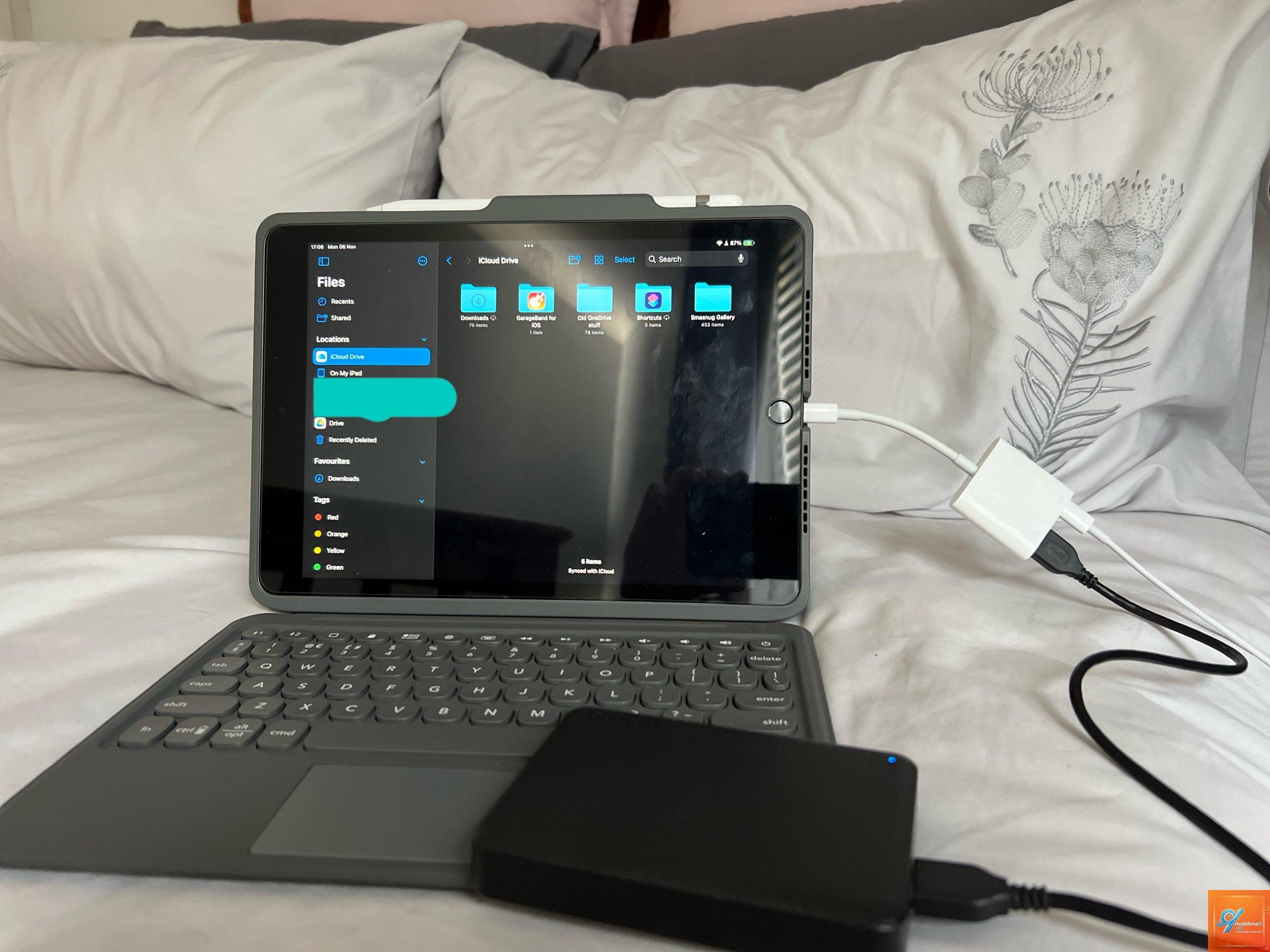 iPad không nhận ổ SSD Samsung - Hình 1