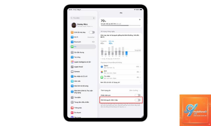 iPad pin tụt khi không sử dụng - Hình 5