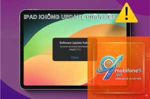 iPad update lỗi