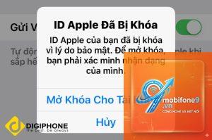 icloud bị khóa bảo mật