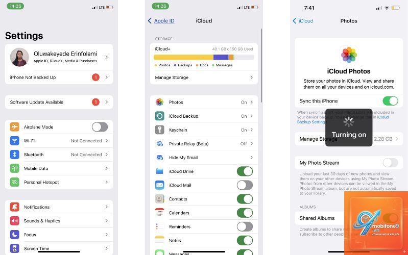 icloud không đồng bộ ảnh - Hình 3