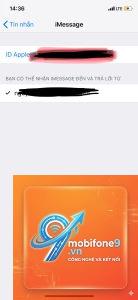 imessage không nhận email