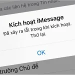 imessage kích hoạt không thành công