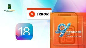 ios 18 bị đơ màn hình