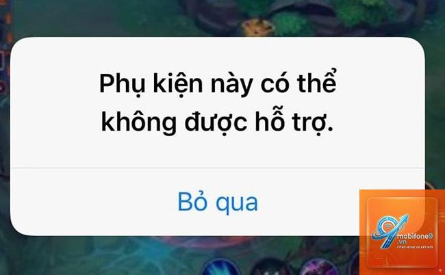 iphone báo phụ kiện không được hỗ trợ - Hình 1