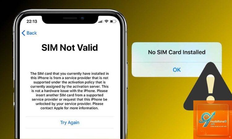 iphone báo sim không hợp lệ - Hình 1