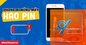 iphone bị nóng và tụt pin