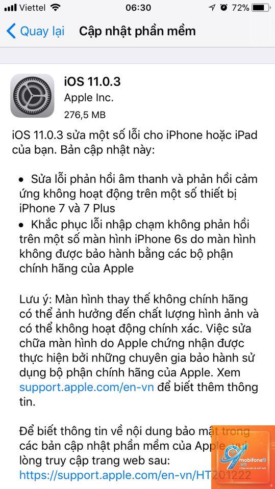iphone cảm ứng bị lỗi sau cập nhật ios - Hình 2