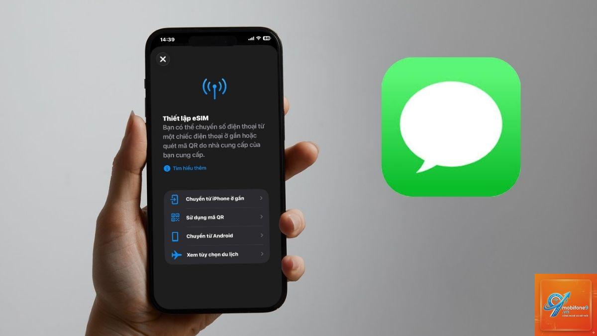 iphone esim không nhận tin nhắn - Hình 1