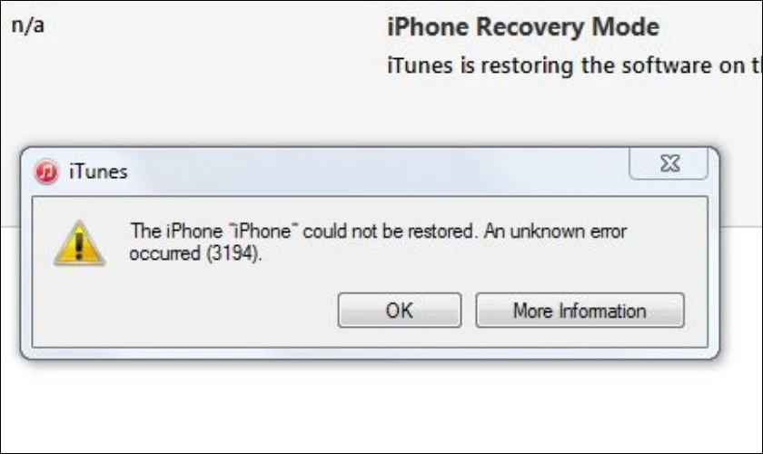 iphone khôi phục bị lỗi 3194 - Hình 2